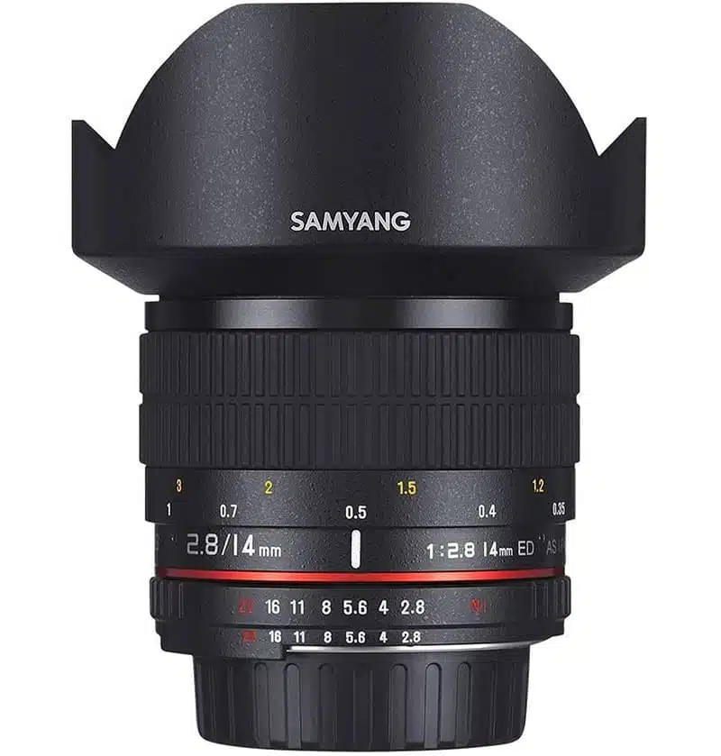 lente gran angular para Canon Samyang 14mm F/2.8 IF ED UMC